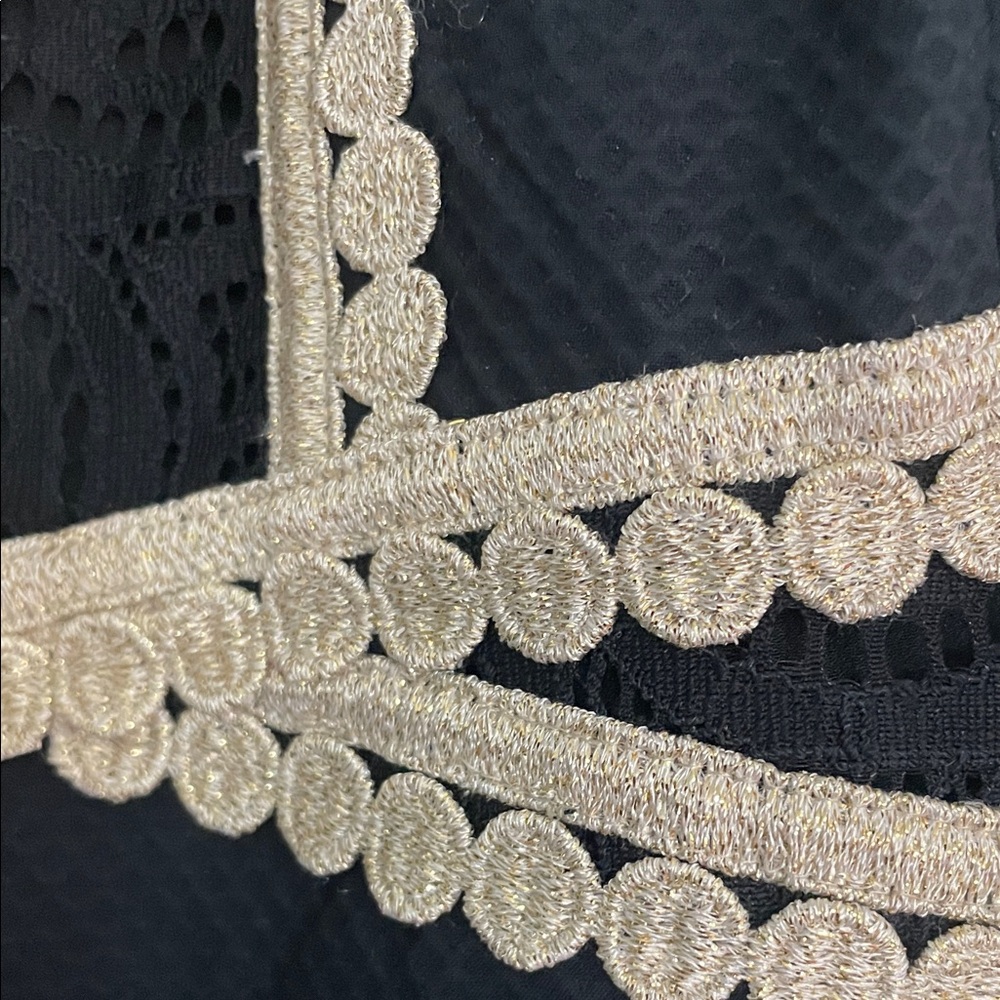 Lilly Pulitzer Black and Gold Dress - Picture 3 of 5
